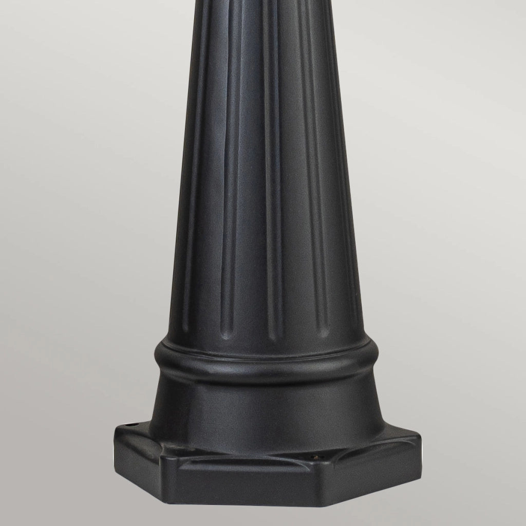 Lampione da giardino nero Bayview Elstead E27 60W IP44