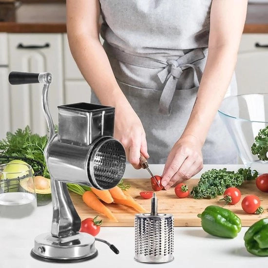 Tromma Rotativa Multifunzionale per Verdure, Frutta e Formaggi