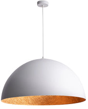 Lampada a sospensione Sfera bianco/rame Ø70 E27 Sigma