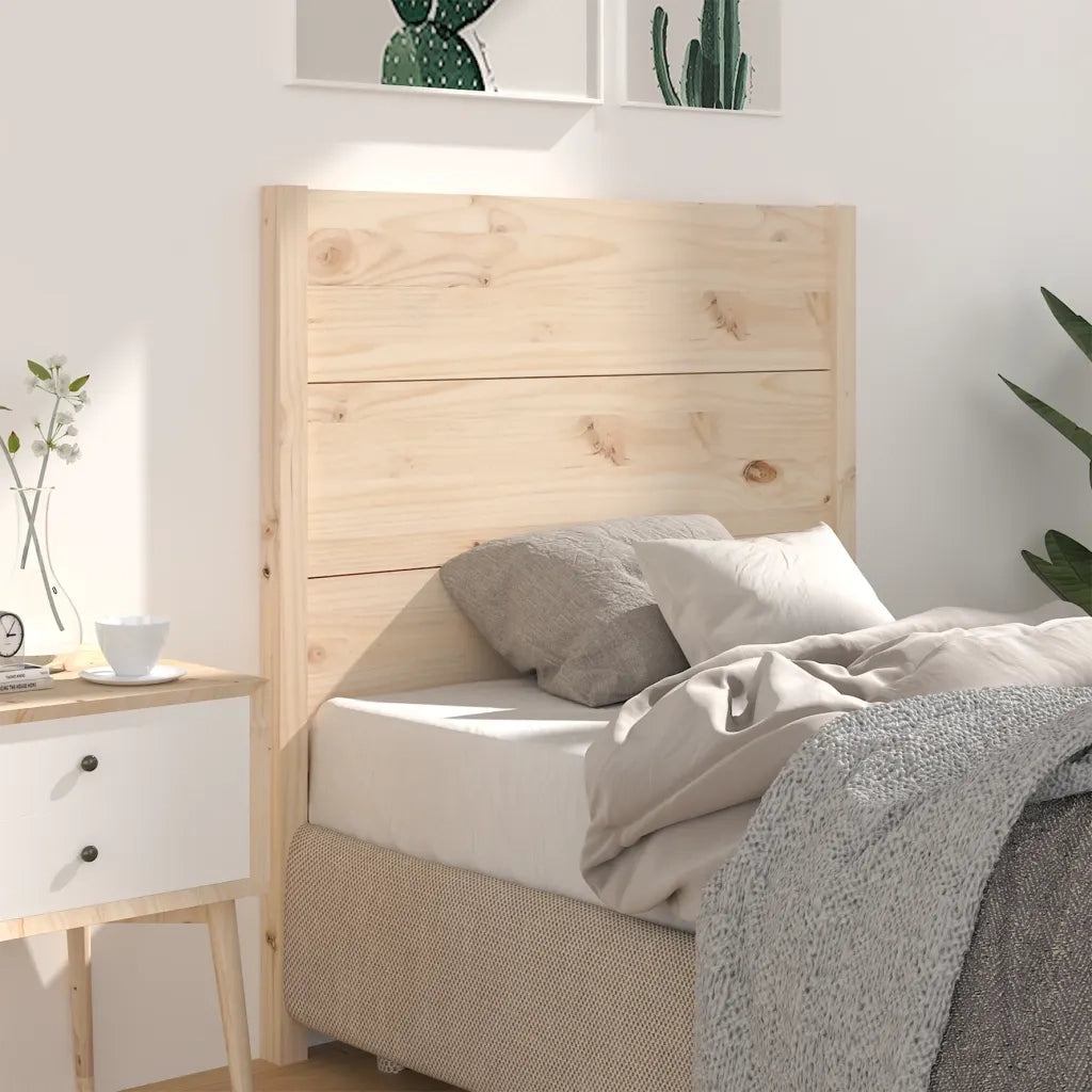 Testiera | Testata per Letto 96x4x100 cm in Legno Massello di Pino