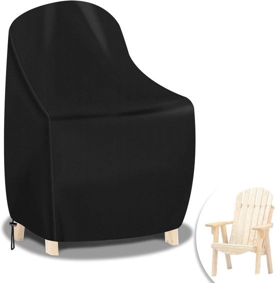 Copriossa per sedie a sdraio - Impermeabile e resistente ai raggi UV - 1 pezzo - Nero - 420D