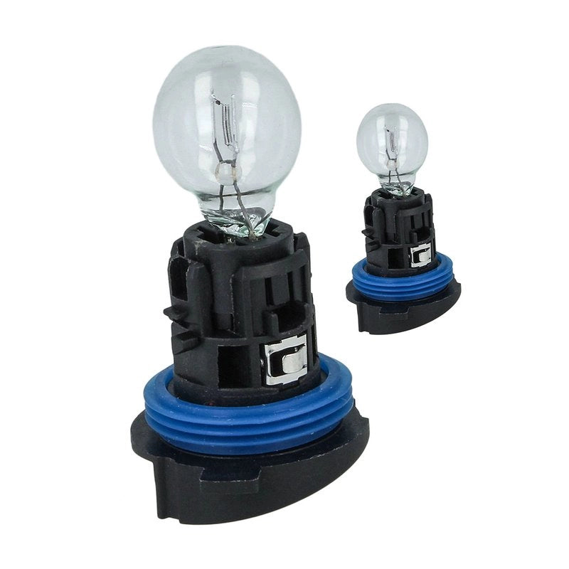 2x Lampada Alogena HP24W 12V 24W P24W Con Base Luci Diurne Peugeot Citroën
