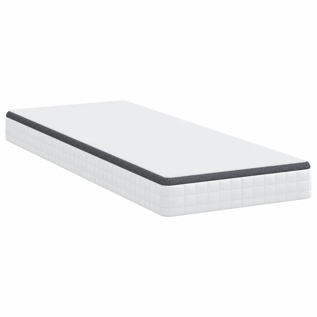 Materasso-Materasso per letto Bianco e Grigio 80 x 200 cm Molla Bonell