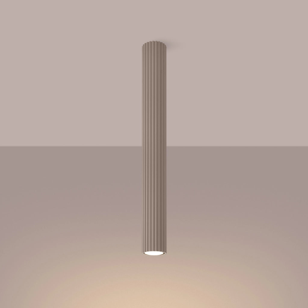 Lampada da soffitto KARBON 60 taupe