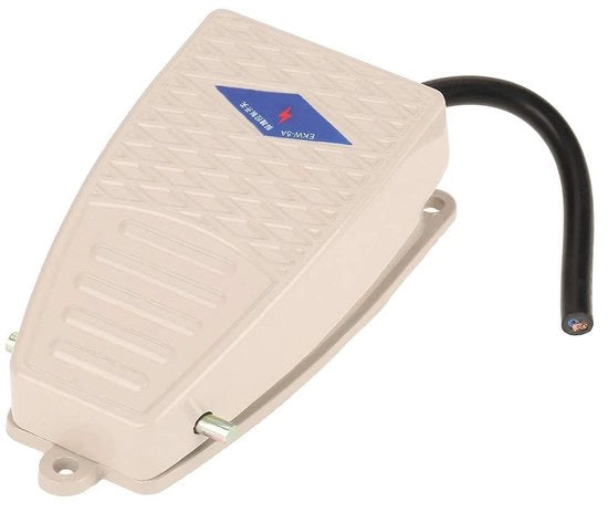 Pedale di pedale in alluminio - Cassetta normale - Pedale di pedana per macchina per cucire - Pedale di pedana per tablet per musica - Antiscivolo - Duraturo - Pedale a pedale