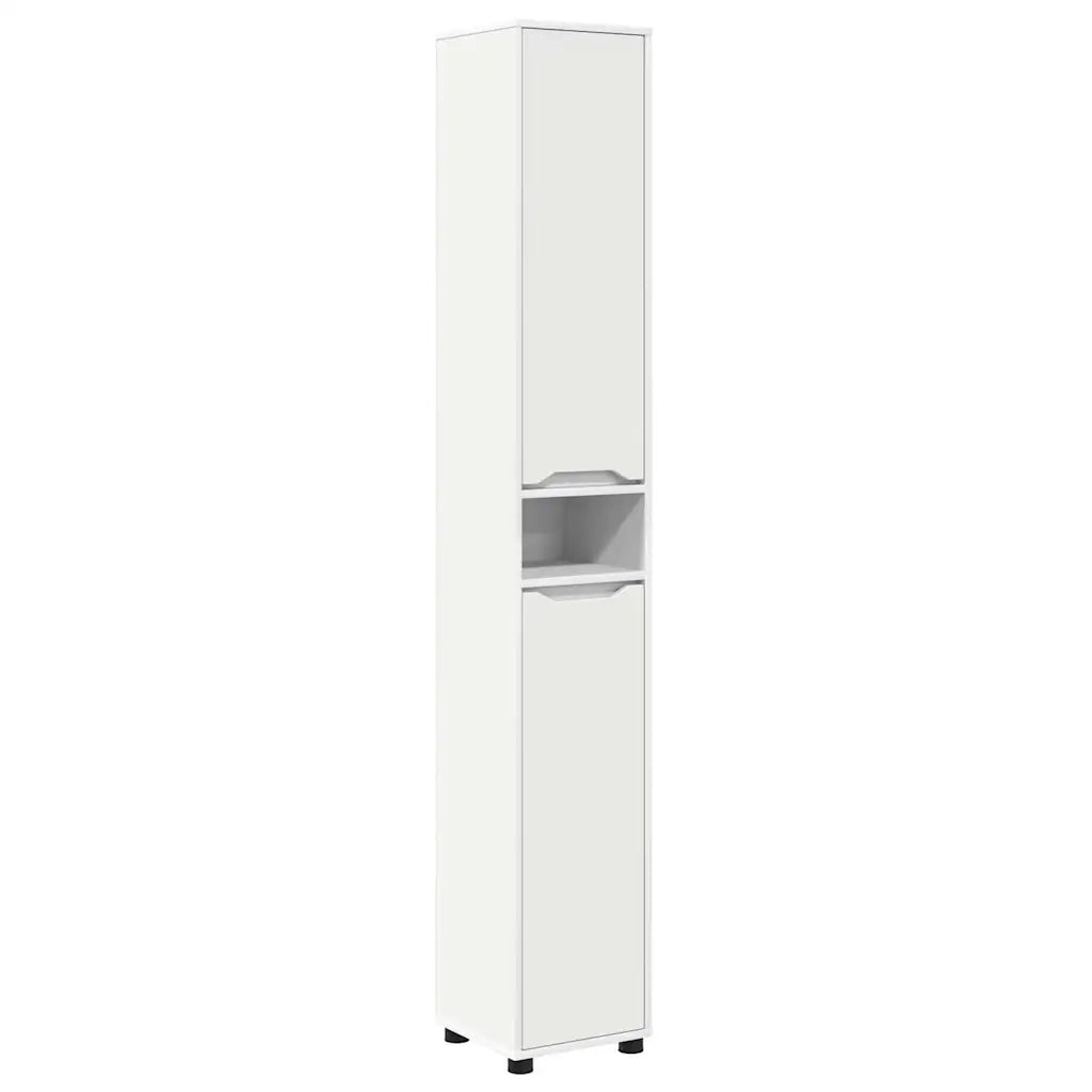 Set di mobili per il bagno 4 pcs Bianco Legno multistrato 3403840