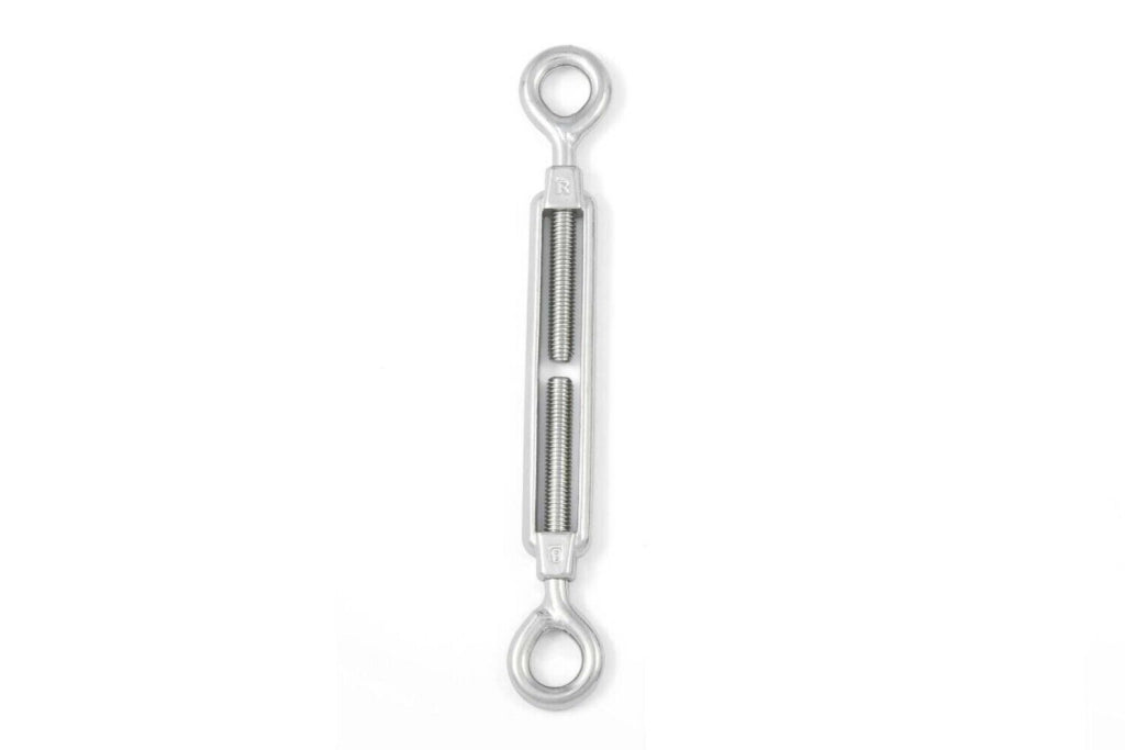 Tenditore Zincato Due Occhielli Diametro 5 Mm Set 5 Pezzi - Masidef