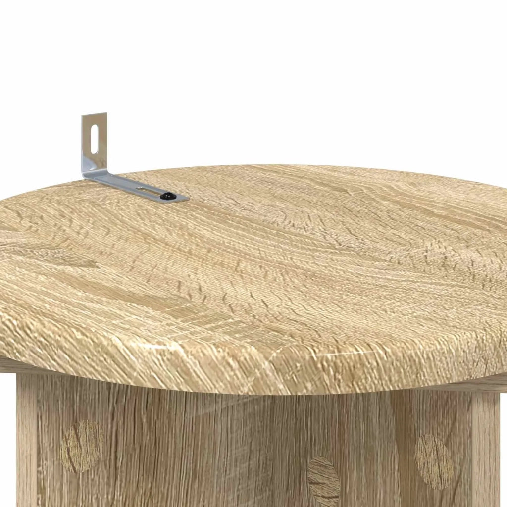 Supporto per piante | Sostegno per piante 2 pz Rovere Sonoma 29,5 x 29,5 x 60 cm