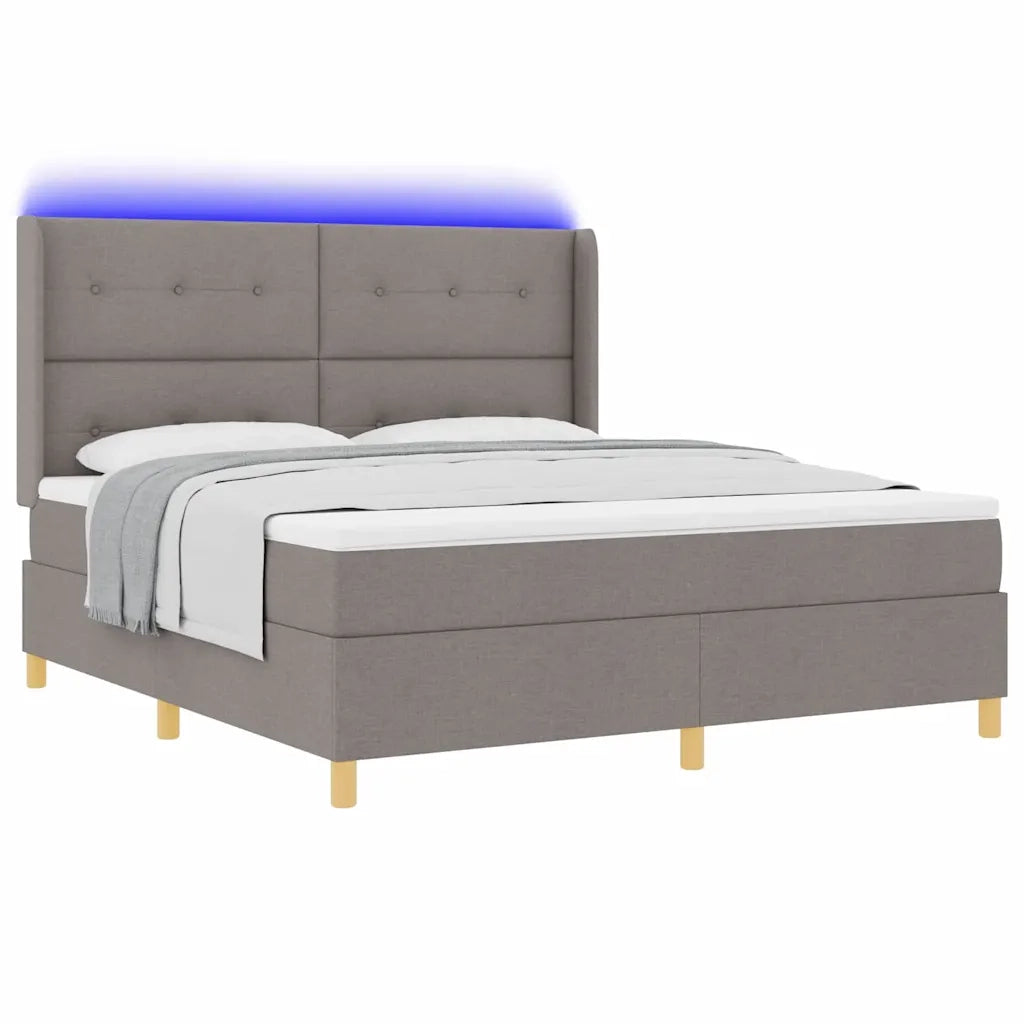 Letto a molle con materasso Talpa 140 x 200 cm Tessuto