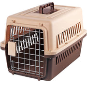 Trade Shop - Trasportino Per Animali Trasporto Gatti Cani Gabbia Viaggio Portatile 66x47x46cm -