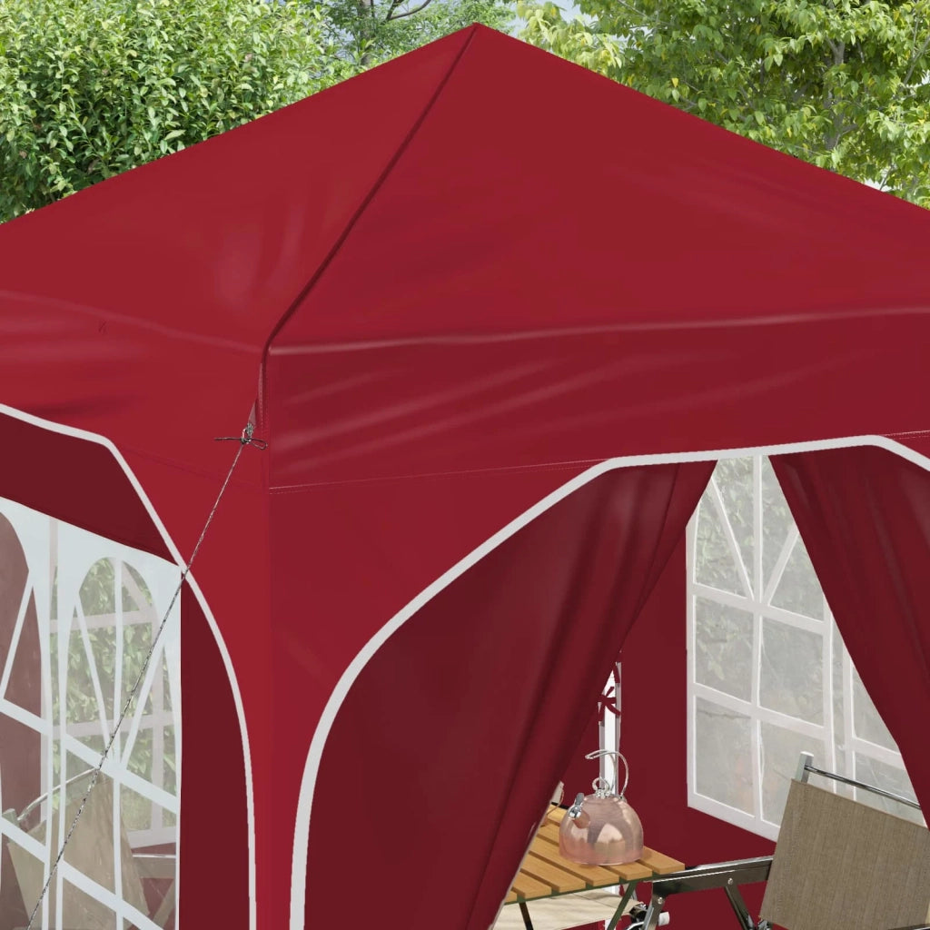 Tenda per feste a pop-up-Gazebo 192 x 192 x 245 cm Borgogna 248429
