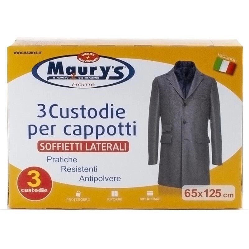 MAURY'S CUSTODIA PER CAPPOTTO 3 PZ 65 X 125 CM