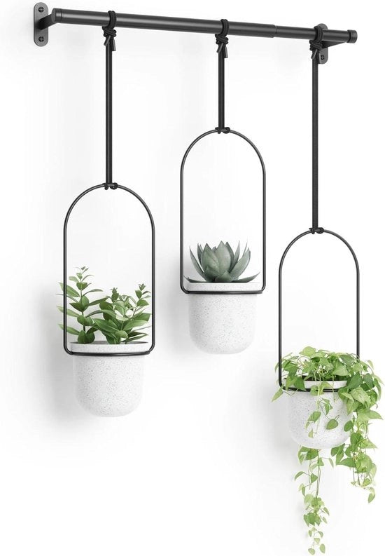 Vasi da fiori appesi - Bianco, Umbra.