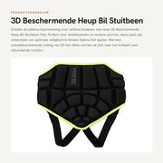 Protezione Schiena Shockassorbente per Skateboard - Bambini 3-12 anni - Cintura Regolabile - Disegno Comodo - Pantaloncino Sportivo