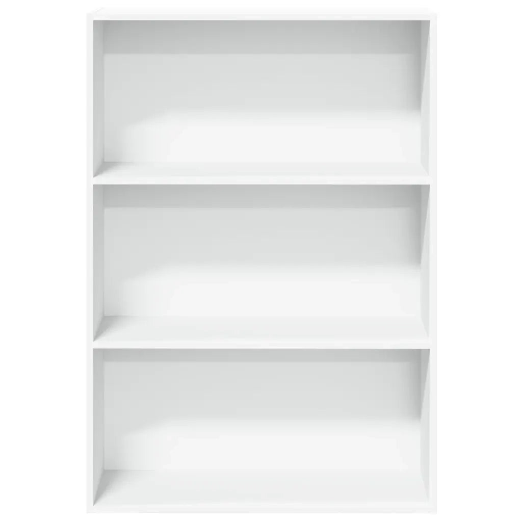 Libreria Bianca 80x30x114 cm in Legno Multistrato 857931