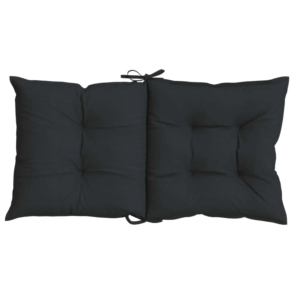Set di Cuscini per Sedia Bassa 6 pcs Melange Nero 4002402