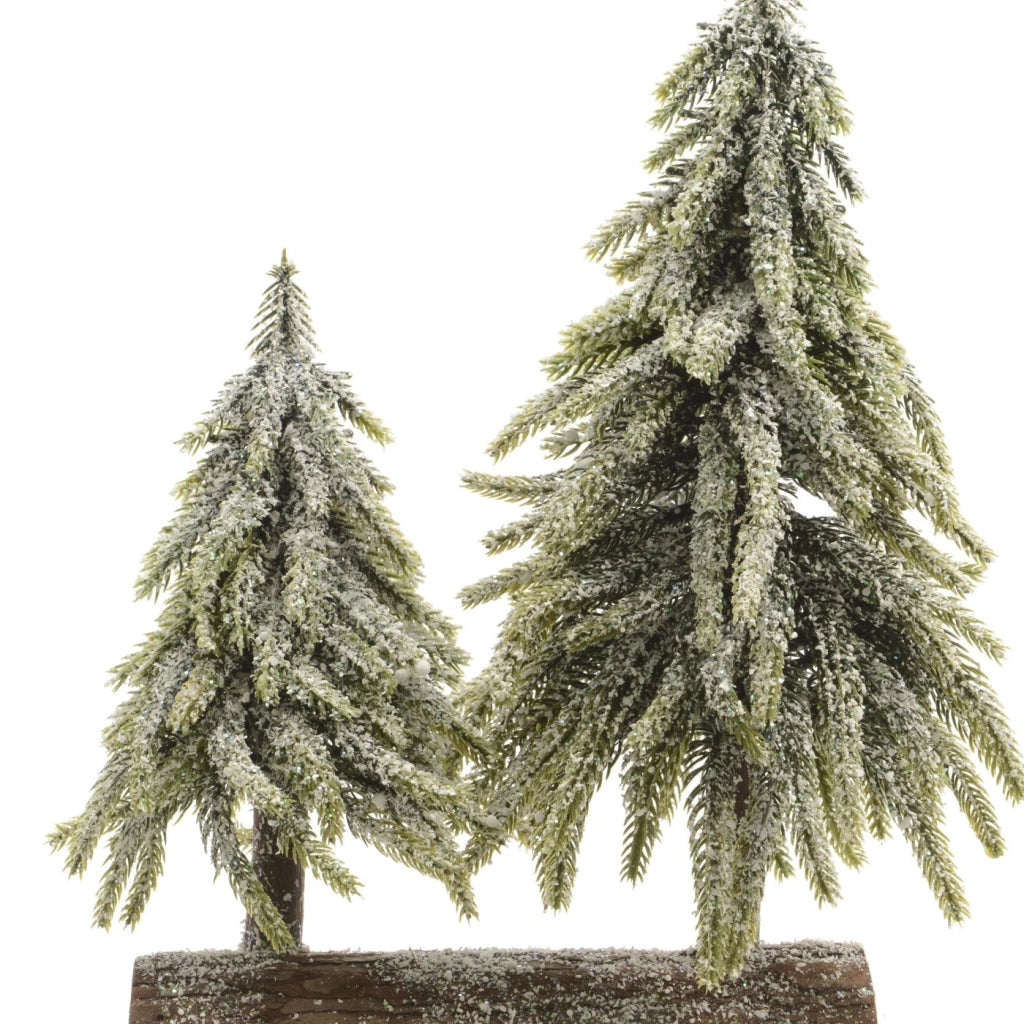 Dec. 2 Mini Alberi innevati 28x16x28cm