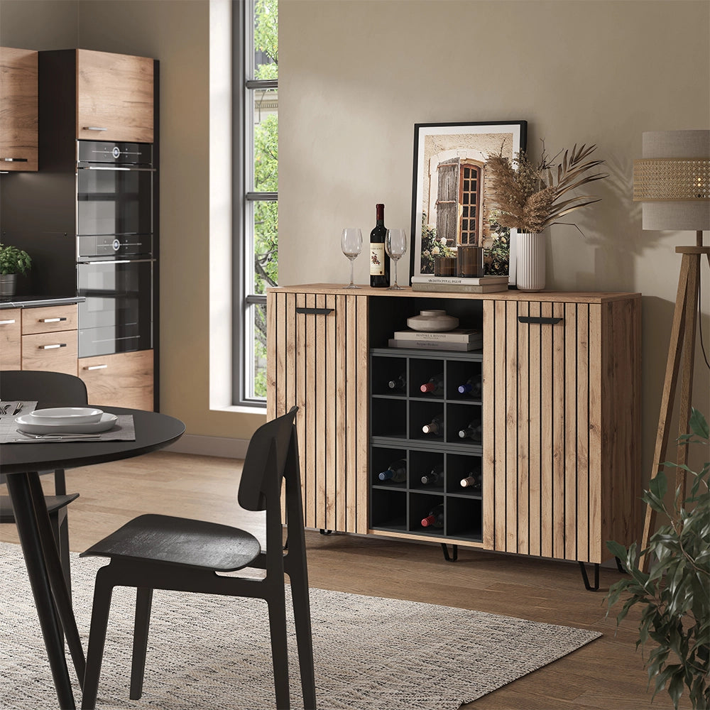 Vicco Credenza Marrone 38 x 100 cm con 2 porte