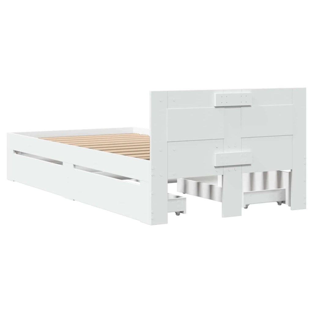 Struttura letto con testata Bianco 80 x 200 cm 3429677