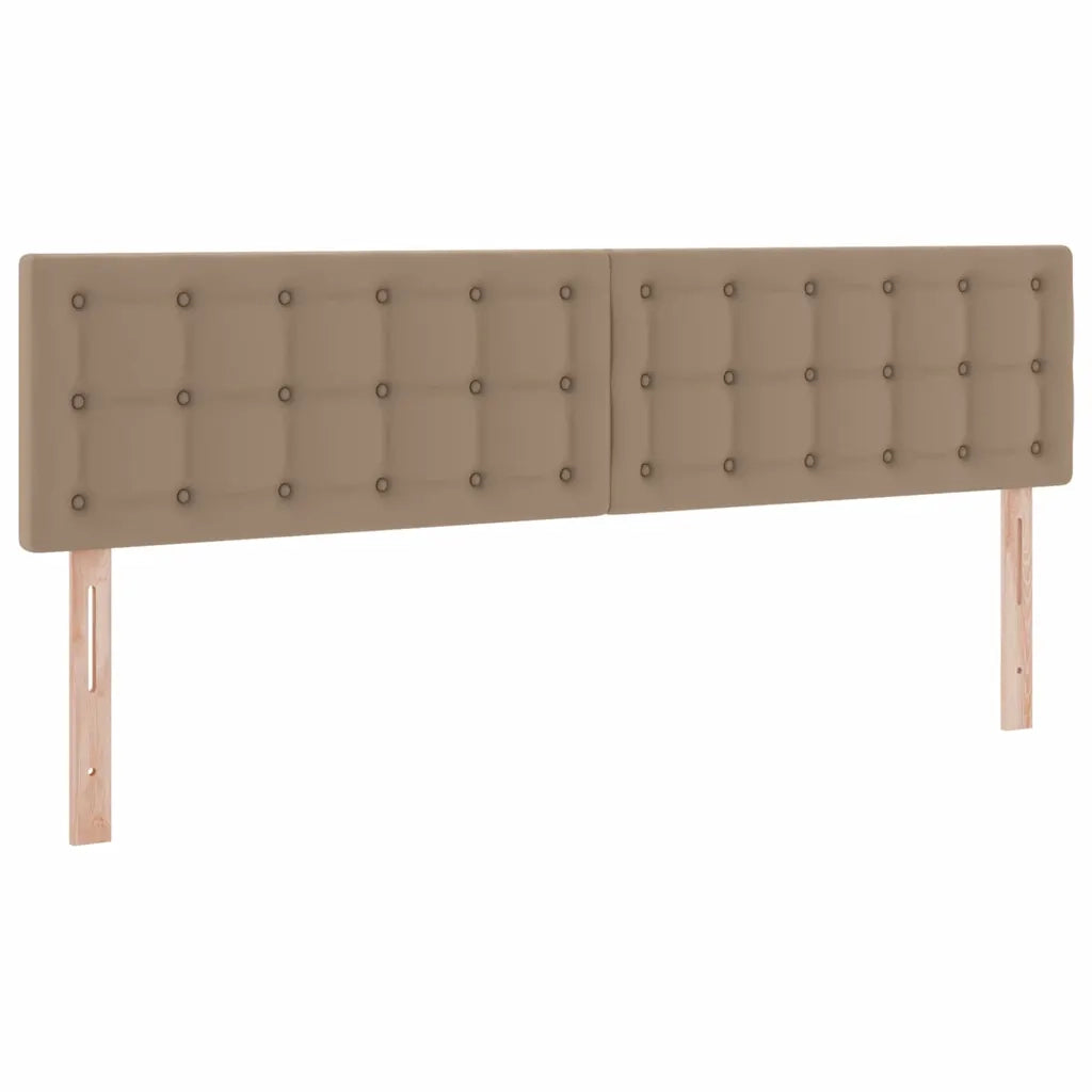 Letto con contenitore e LED con led Cappuccino 180 x 200 cm 3371544