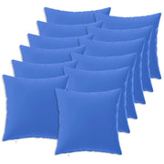 Federa 12 pcs HEERLEN Blu Reale 45 x 45 cm Poliestere 910506