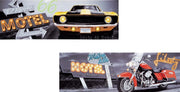 Quadro da Parete oleografico usa 15 led 90 x 30 cm 2 Modelli