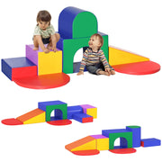 Casetta per Bambini ¨C Minimal ¨C Multicolore in PU e EPE, 170x130x40 cm