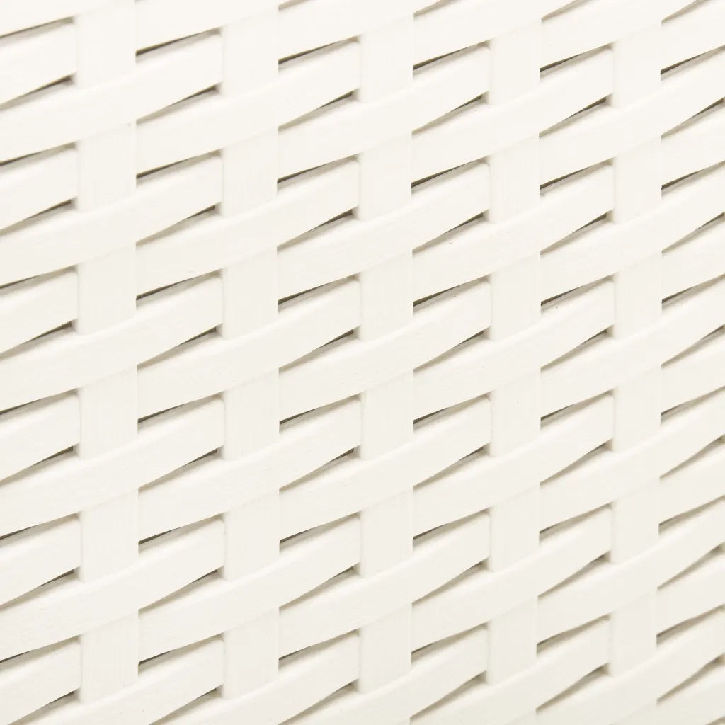 Tavolo da Giardino Bianco 53x53x40 cm in Plastica 315856