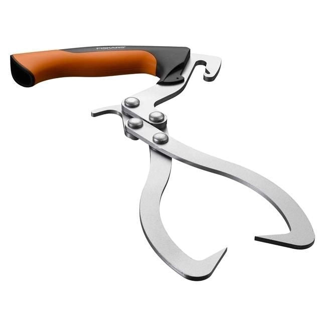 FISKARS 1003625 WoodXpert Tenaglia per tronchi Acciaio temprato Impugnatura SoftGrip Lunghezza 303 mm Fodero incluso colore Nero Arancione