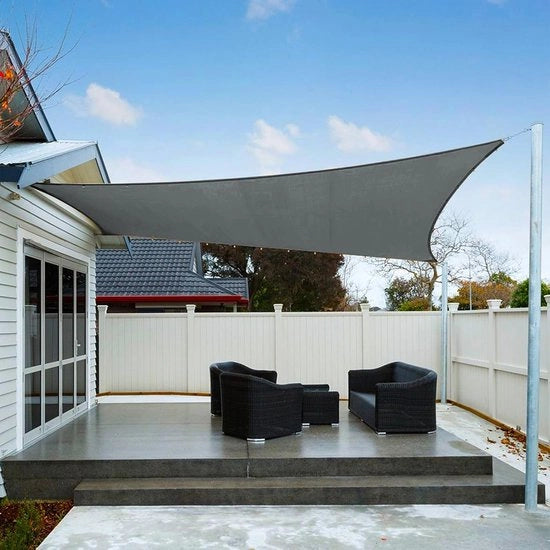 Ombrello Acquaparato 2x2m - Resistente ai raggi UV - Antracite