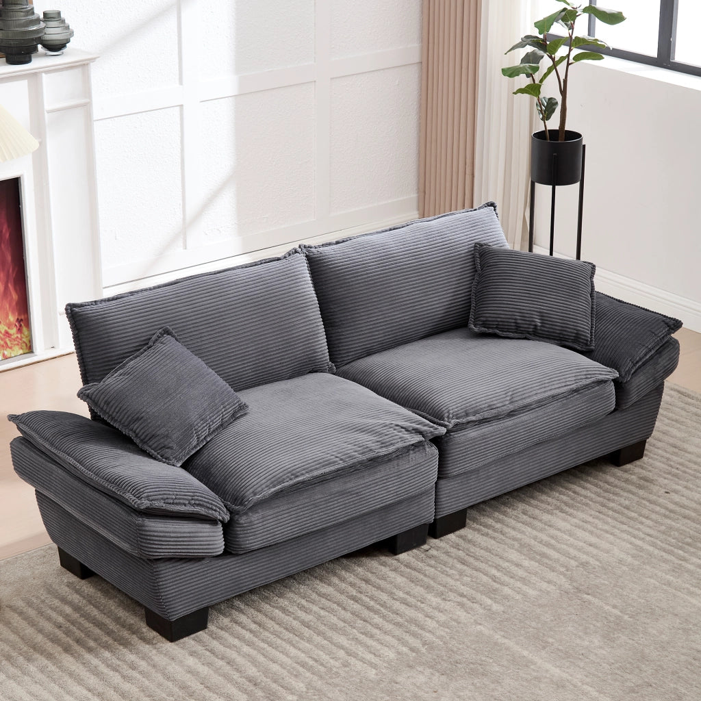 Divano Letto Doppio con Cuscino ¨C MINIMAL ¨C Grigio Scuro