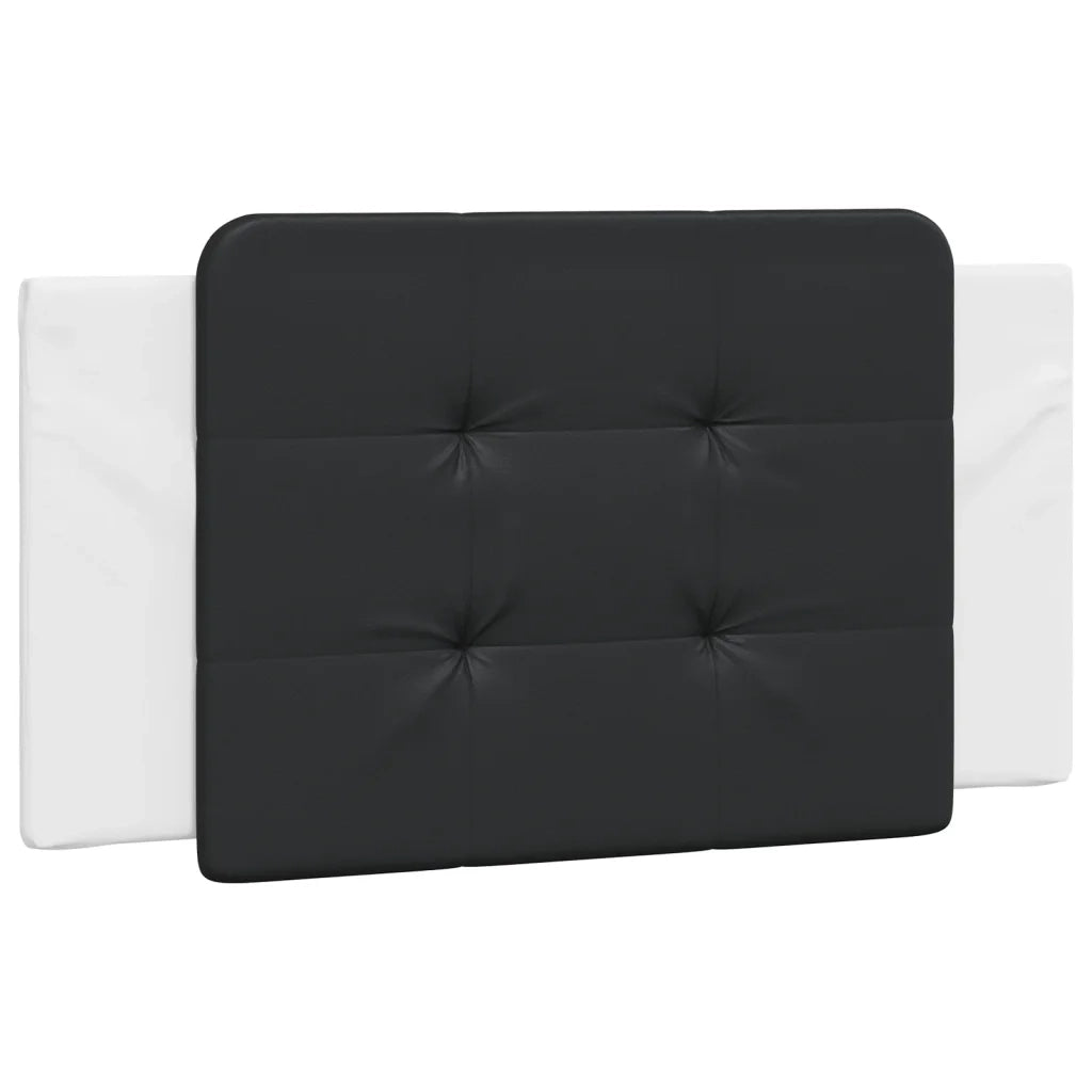 Cuscino Testiera Zadar Nero e Bianco 100 cm in Similpelle 374849