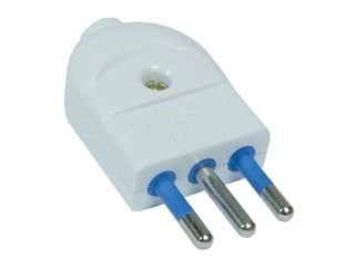 SPINA NORMALE 2P+T BIANCA- - 16A bianca - 20 pezzi SYNTESY