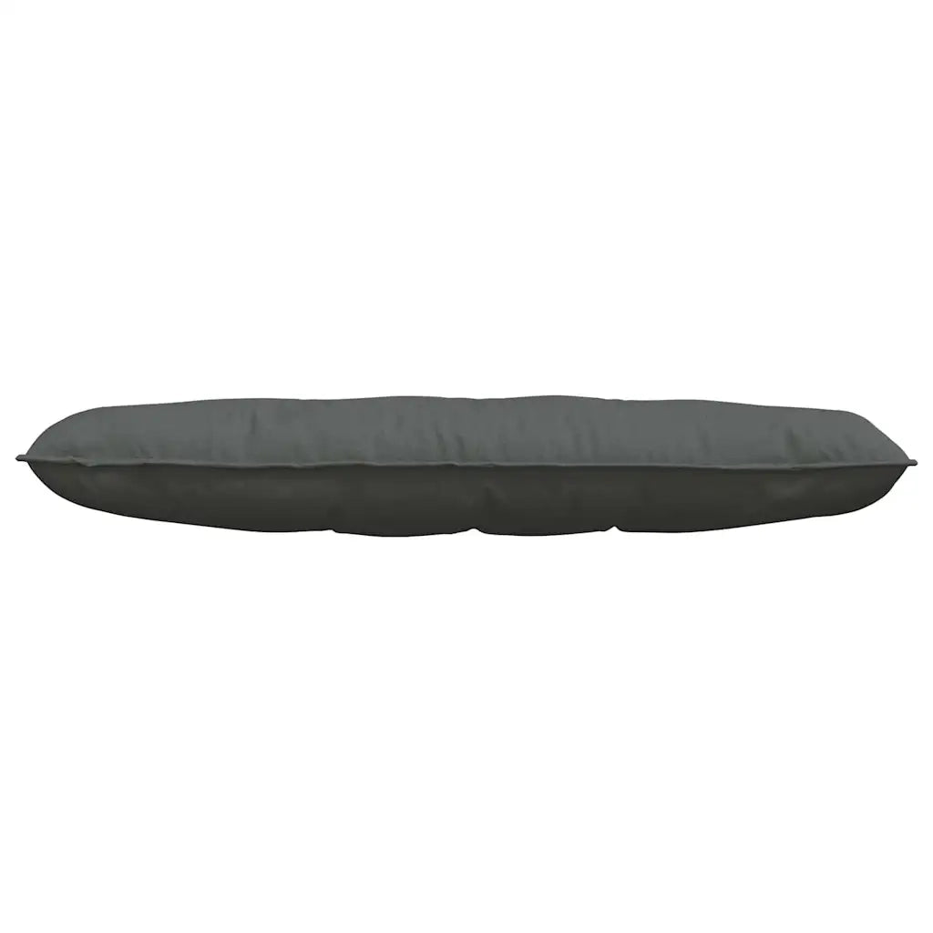 Cuscino per Schiena Grigio scuro 140 x 19 x 50 cm Tessuto 42014831