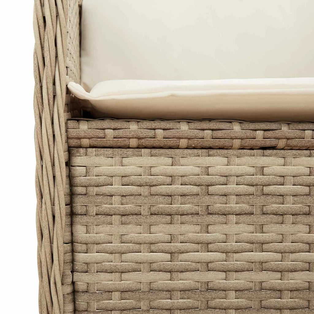 Panchina da Giardino | Panca da Giardino Beige polyrattan