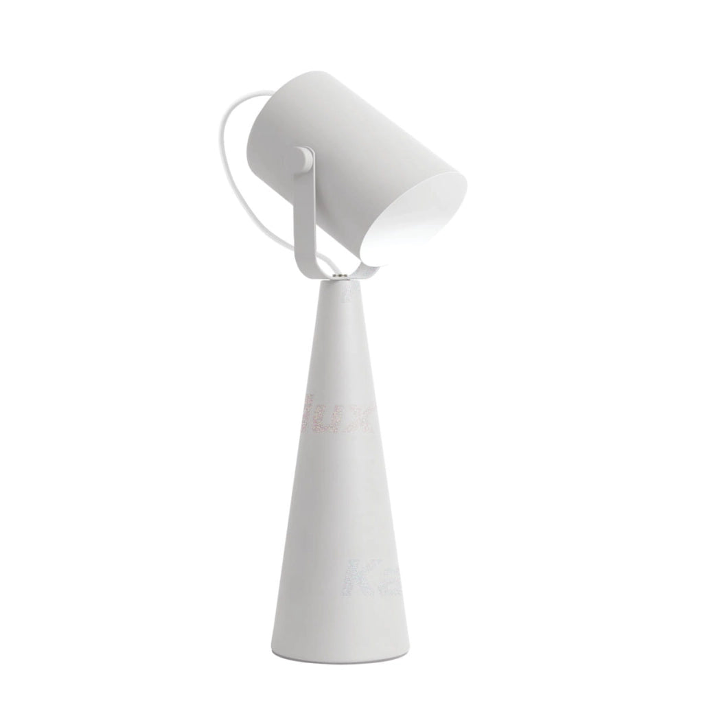 Lampada da tavolo Kanlux Larata bianca regolabile E27