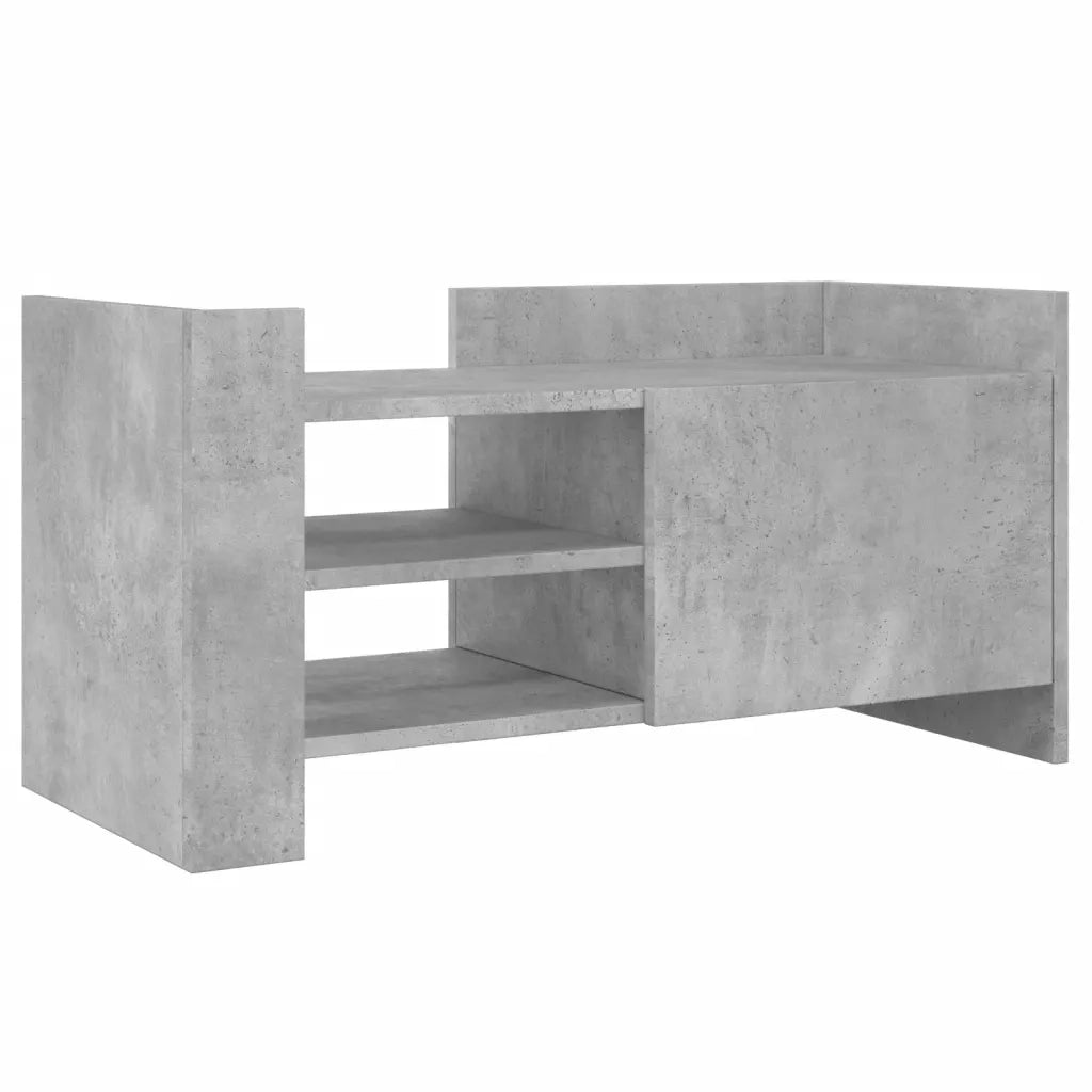 Mobile per TV-Credenza TV-Console TV Grigio Cemento 80x35x40 cm Legno Multistrato
