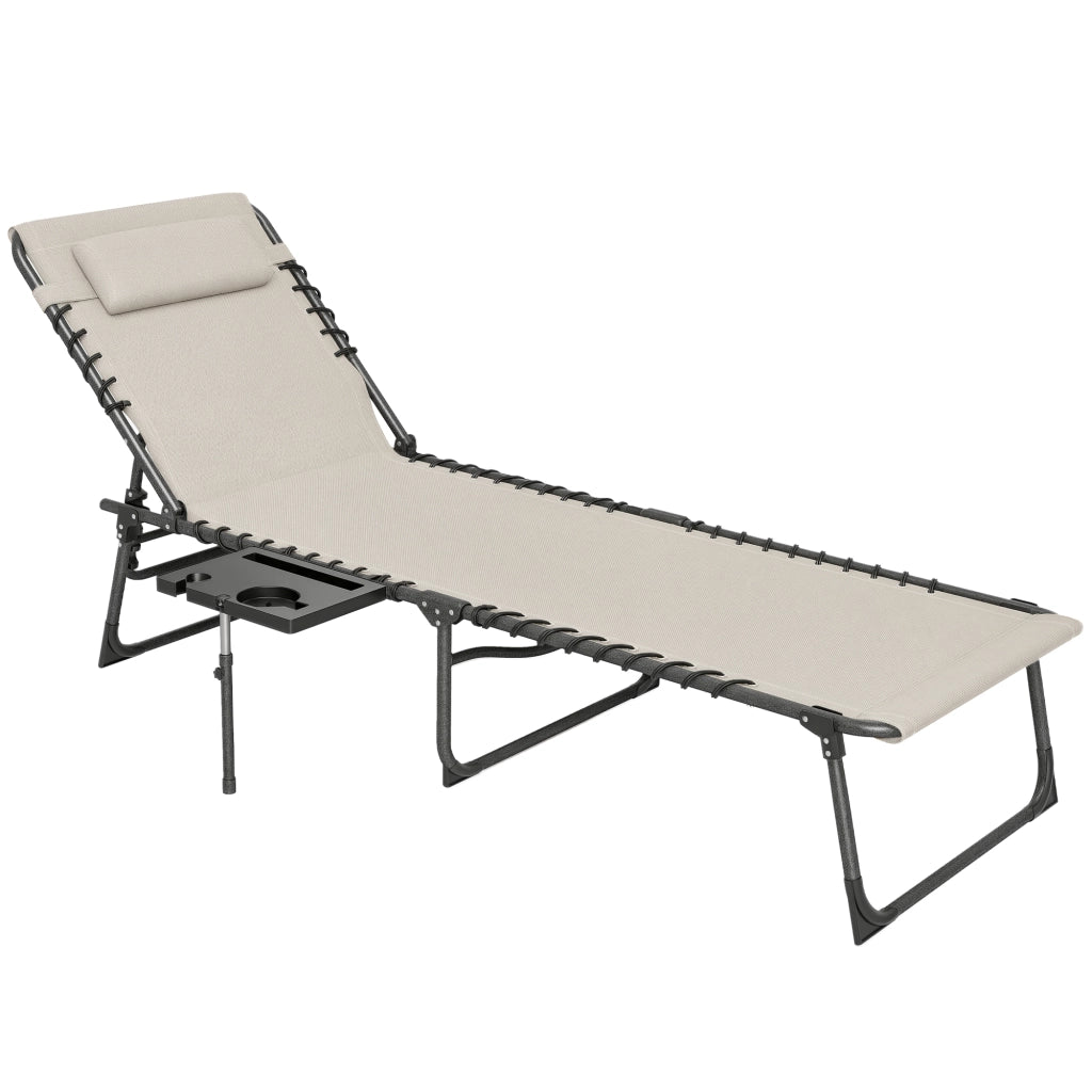 Divano letto ¨C Minimal ¨C crema, tessuto, struttura metallo, 190x60x31 cm