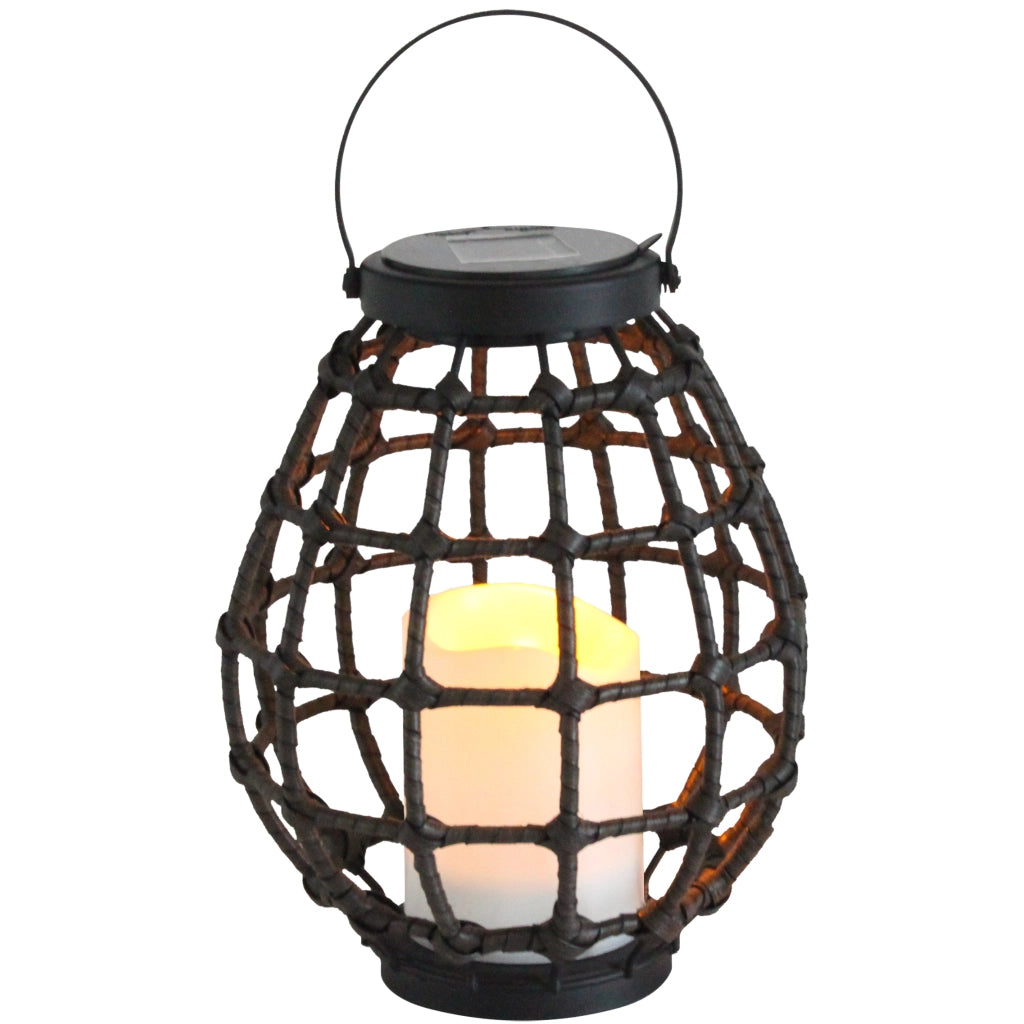Lanterna solare LED KOGE metallo bronzo IP44 Polux