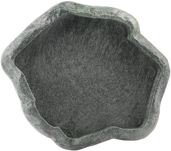 Scatola per cibo e acqua per animali domestici - Terrario - Pietra per rettili - Prodotto in imitazione di pietra - Facile da pulire - Adatto per animali domestici - Cibo per rettili