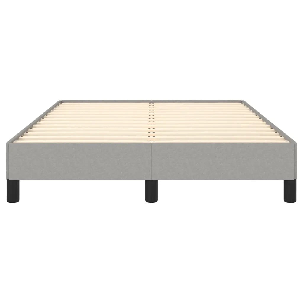 Letto matrimoniale | Letto per adulti | Giroletto senza Materasso Grigio Chiaro 120x190 cm in Tessuto