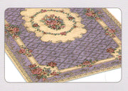 Tappeto Velour Antiscivolo Modello Bouquet By Suardi - 140x195 cm - Lilla