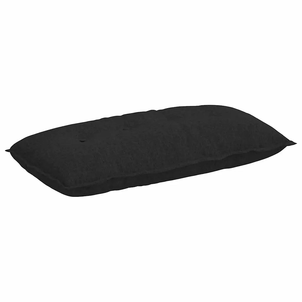 Cuscino per Schiena | Cuscino dorsale Nero 100 x 19 x 50 cm Tessuto