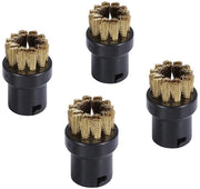 Set di pennelli di pulizia a vapore 4 pezzi - set di pennelli rotondi - accessori per aspirapolvere a vapore - resistente e duraturo - compatibile con SC1/SC2/SC3/SC4/SC5/SC7