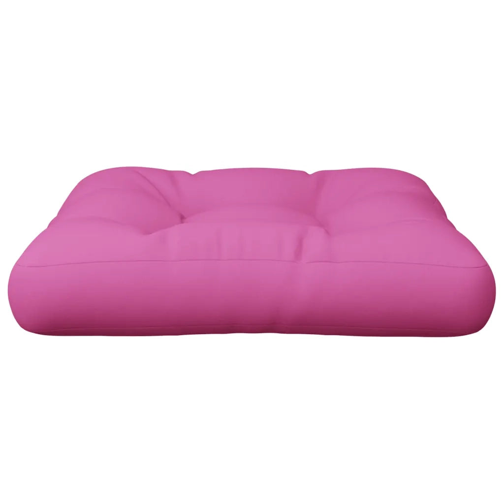 Cuscino per pallet | Cuscini per sedie Rosa 60x60x12 cm Tessuto