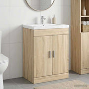 Mobiletto da Bagno Sotto Lavabo Rovere Sonoma 890690