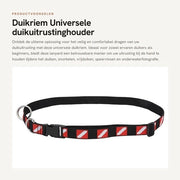 Supporto per l'attrezzatura da immersione universale - Manubrio per immersioni - Multifunzionale - Polyester/ Acciaio inossidabile - Per immersioni/snorkeling - Peso 76g