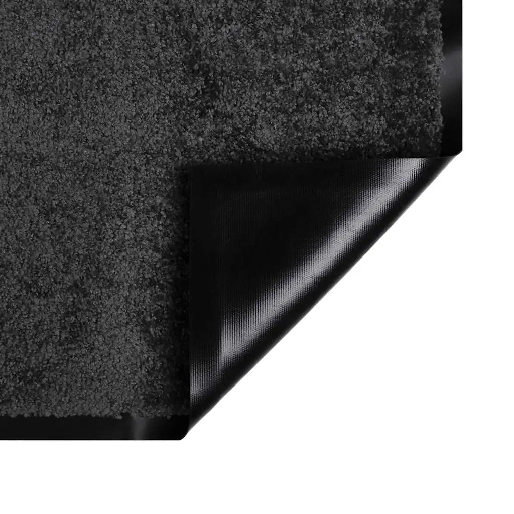 Tappetino Antracite 60 x 40 x 1.2 cm Tessuto Teddy 42013436