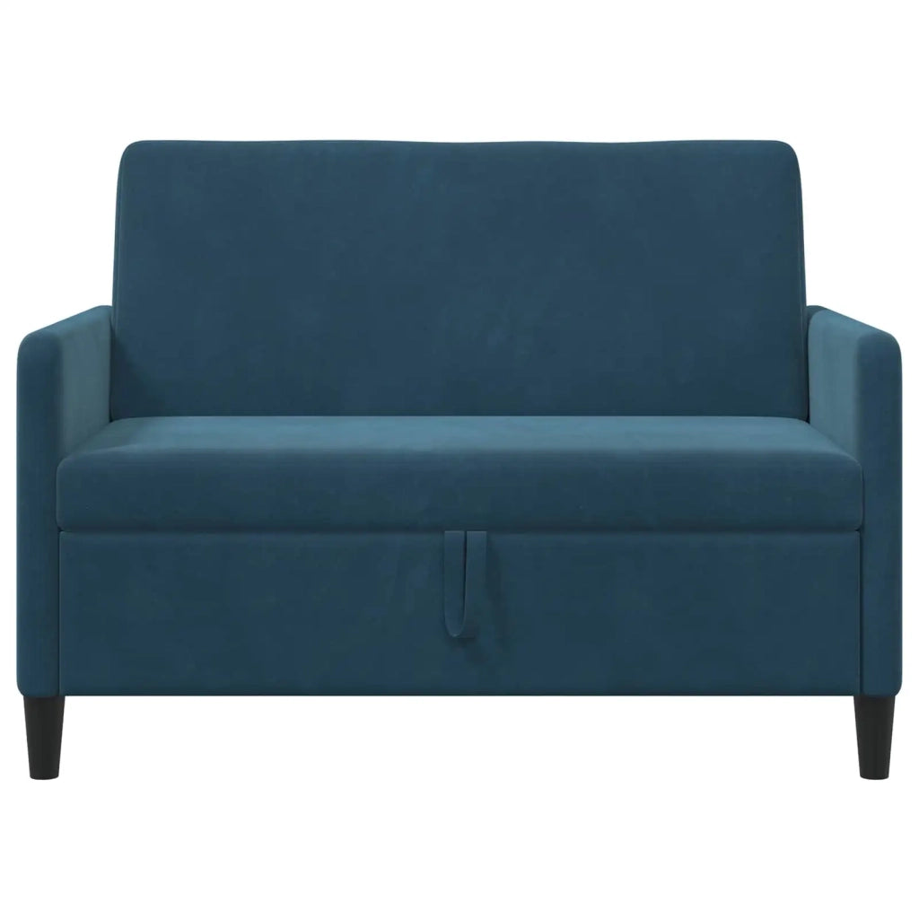 Divano con Storage Blu 122 x 78 x 87 cm Poliestere 42036914