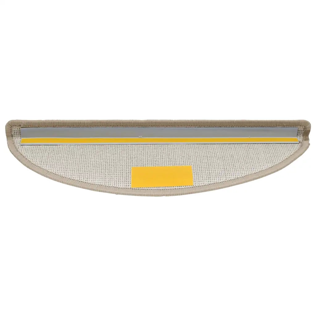 Tappetini per scale 20 pz 56x17x3 cm tortora semicircolari 3365787